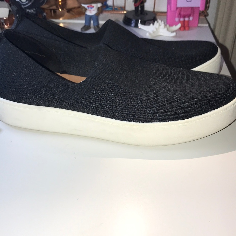 DV black Fabric slip on loafer